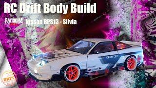 Building an RC Body - Pandora RC - Nissan 180SX RPS13 Origin Labo.