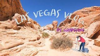 Travel Vlog) Las Vegas 2nd Day: best hiking spot in Vegas, Delicious dim sum, long wait AYCE sushi