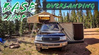 ULTIMATE OVERLANDING BASECAMP?! | Land Cruiser Tepui Roof Top Tent & ARB Awning Room Tent