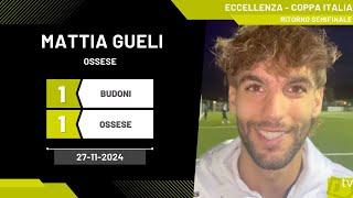 Mattia Gueli centrocampista Ossese 27-11-2024 - Diario Sportivo