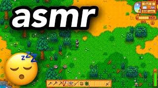 asmr gaming  (stardew) whispering + relaxing keyboard sounds (ep. 2 settling in!)