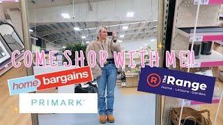 COME SHOP WITH ME ON MY BIRTHDAY! | PRIMARK, HOME BARGAINS, THE RANGE | HARRIET MILLS