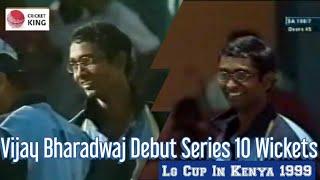 Vijay Bharadwaj Debut Odi Series Took 10 Wickets (Player Of The Series ) | Lg Cup In Kenya 1999