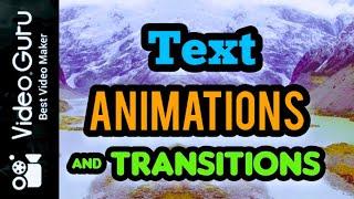 Newest Features for Video Making and Editing with Video Guru Video Maker App | GIF & Text Animations