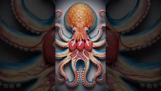 Octopus Wonders: Three Hearts and Energy-Saving Secrets! #Octopus #OceanFacts #AnimalFacts #Shorts