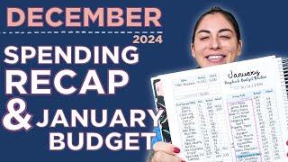 December Budget Recap + January Budget