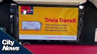 Calgary Transit puts trivia bus on the road