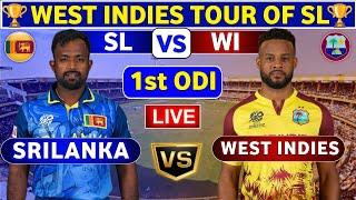 Sri Lanka vs West Indies, 1st ODI | SL vs WI 1st ODI Match Live Score & Commentary Sri Lanka ODI