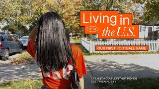 [Vlog of a Couple in Their 20s] UIUC football game  | Work, café, and cooking weekend