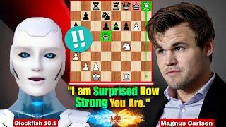 Stockfish 16.1 SHOWS His Real Power Against World Champion Magnus Carlsen | Chess Strategy | Chess