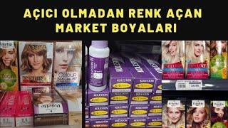 Açıcı Olmadan Renk Açan Boyalar, Açma Özelliği Olan Farklı Marka Boyalar,