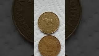 780. Two very beautiful coins 1 Denar 1997 With a coat of arms of a wolf -from Republic of Macedonia