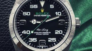 Unboxing Rolex Air-King 40MM Black Dial Oyster Bracelet (116900)