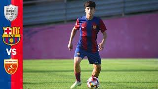 Xavi Espart vs CD San Francisco [Barca Juvenil A]