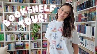 LIBRARY ROOM TOUR! ‍️ [500+ books] *in-depth bookshelf tour*