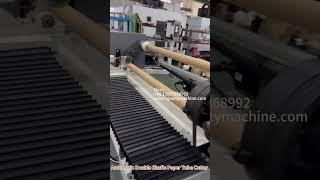 Automatic Paper Core Cutting Machine with Double Mandrels Feeding