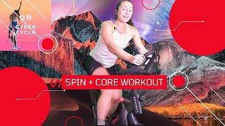 Zoom Spin Class #29 - 30 min Calorie Burning HIIT Spin Class + Core Workout!