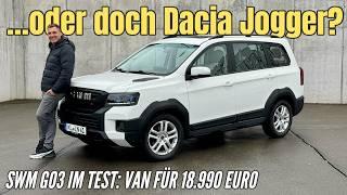 SWM G03: China-Alternative zu Dacia Jogger und Citroën Berlingo? Siebensitzer im Test | Preis | 2025