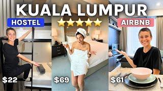 Where to sleep in KUALA LUMPUR - from 5 STAR HOTEL to BUDGET HOSTEL