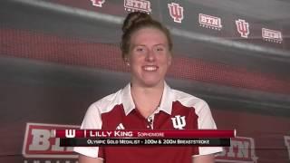 Indiana's Lilly King Talks Michael Phelps