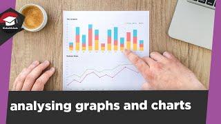 analysing graphs and charts - Diagramme und Graphen analysieren in Englisch erklärt!