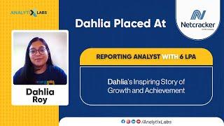 Dahlia's Career Advancement Journey as a Reporting Analyst!