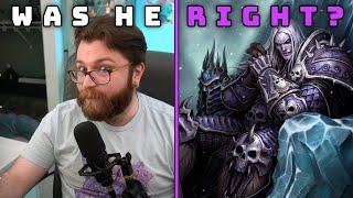 Was Arthas RIGHT To Purge Stratholme? (WARCRAFT STUNLOCK SUPREME)