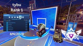 tybu Rank 1 Hoops Replay 8/4/2024 | Rocket League