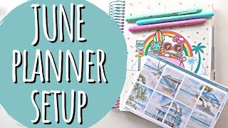 June Planner Setup & Supplies | Erin Condren Life Planner | Frankenplanner