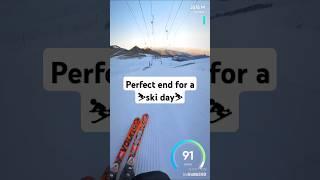 Last run & perfect slope 90kmh #ski #skiimg #insta360 #kitzsteinhorn #snow