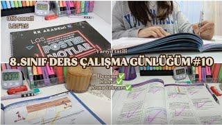 8.SINIF DERS ÇALIŞMA GÜNLÜĞÜM #10 ~Yarıyıl Tatili~ LGS'25