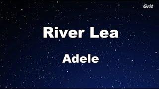 River Lea - Adele Karaoke 【No Guide Melody】 Instrumental