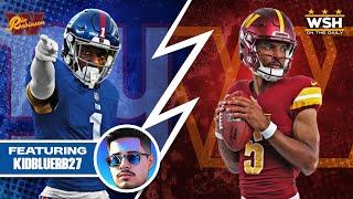 New York Giants at Washington Commanders WEEK 2 Game Preview & PREDICTIONS @KidBlueRB27 #nfl