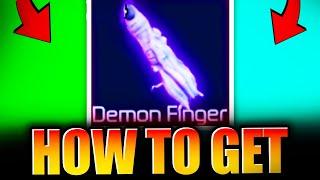 How To GET & USE DEMON FINGERS in JUJUTSU INFINITE! ROBLOX