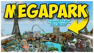 This Theme Park Tycoon 2 Mega Park Is INSANE...