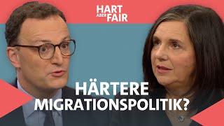 Härtere Regeln bei Migration? Das sagen Jens Spahn und Katrin Göring-Eckardt I hart aber fair