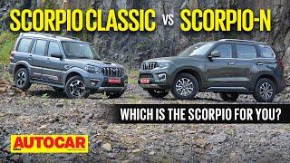 2022 Mahindra Scorpio Classic vs Mahindra Scorpio-N - Family Ties | Comparison | Autocar India