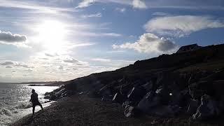 #England #Barton #Sea #Love sunset