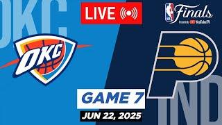 NBA LIVE! Oklahoma City Thunder vs Indiana Pacers Game 7 June 22, 2025 | NBA Finals Live 2K