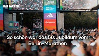 So schön war das 50. Jubiläum vom Berlin-Marathon | RTL Sport