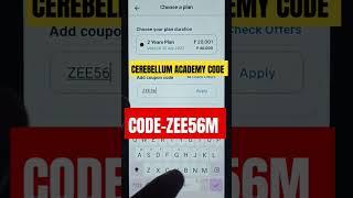 #cerebellumacademy Cerebellum coupon code| Cerebellum academy subscription discount code|Coupon code