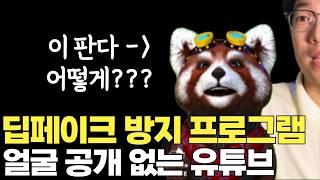 얼굴없는 유튜버 되는 방법 - 딥페이크 방지 (판다 캐릭터 변신 방법)