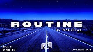 [FREE] Boom Bap Triste Instrumental Rap "ROUTINE" Instru Rap Old School Piano By NonsProd