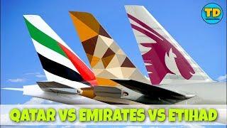 Qatar Vs Emirates Vs Etihad Comparison 2020 ! All details  