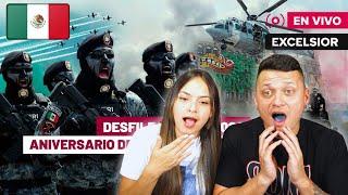 MI NOVIA REACCIONA POR PRIMERA VEZ AL DESFILE MILITAR MÉXICO 2024