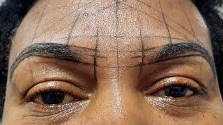 Sobrancelha fio a fio em Negra -  Passo a Passo Sem dor Natural e Realista - Fica Bonito ?