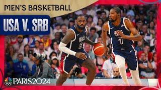 Team USA men's basketball starts Olympic run with HUGE win over Serbia | Paris Olympics