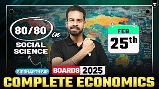 Class 10 Economics Complete Course | CBSE 2025 | Class 10 Boards | By Siddharth Sir