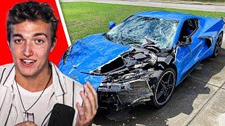 How I crashed my C8 Corvette