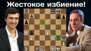 Пожертвовал Коня, Слона и Ладью! Гарри Каспаров - Владимир Крамник | Дос-Эрманас 1996 | Шахматы.